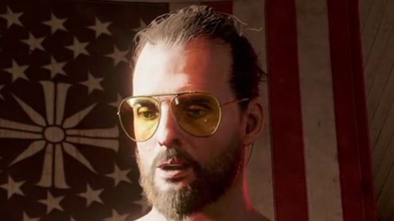 Far Cry 5 Joseph Seed sunglasses flag