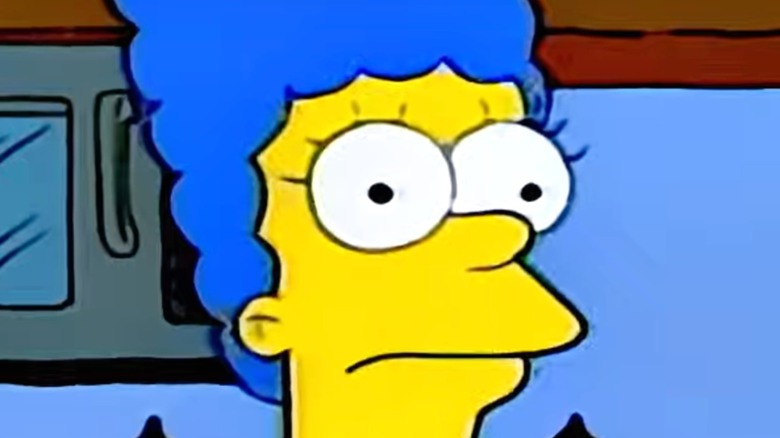 Marge Simpson staring at Homer