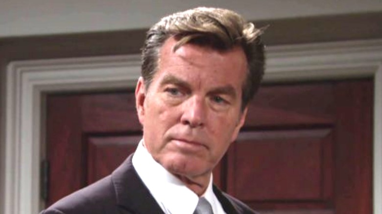 Jack Abbott suit coiffed hair