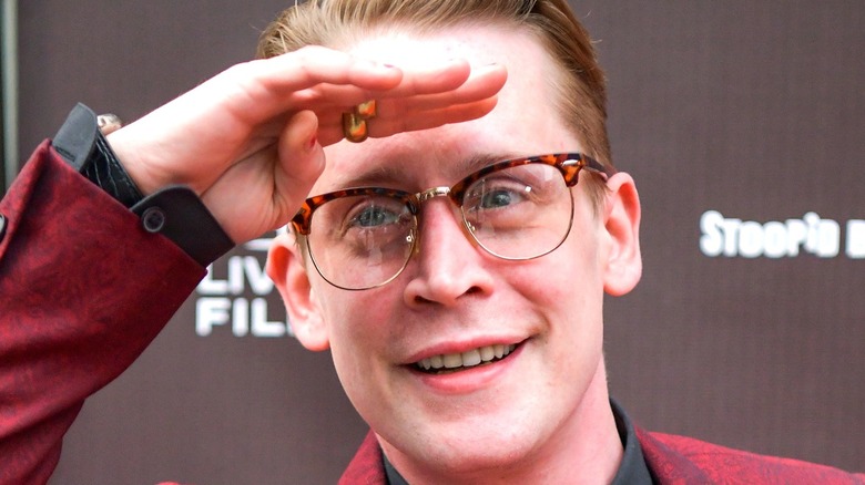 Macaulay Culkin smiling