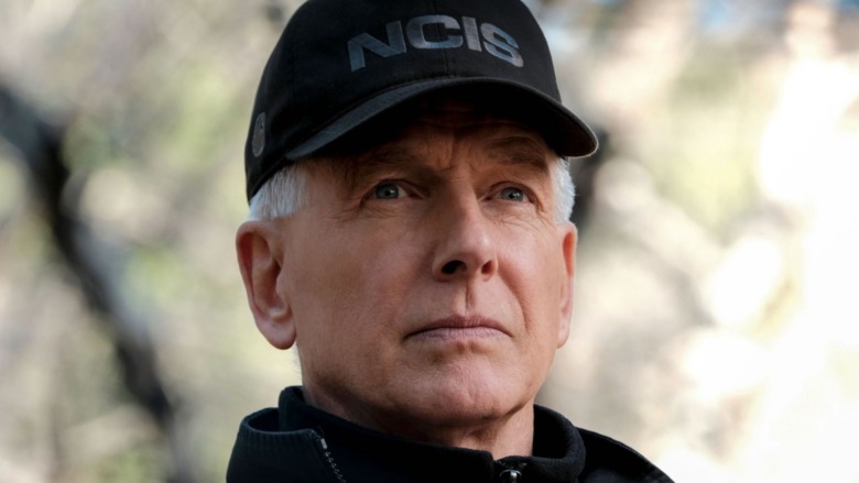Agent Gibbs staring wearing hat