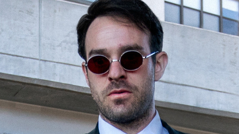 Charlie Cox as Matt Murdock posing