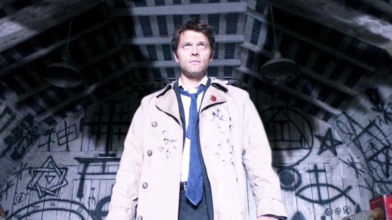 Misha Collins as Castiel on Supernatural