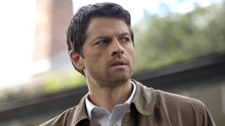 Misha Collins as Castiel on Supernatural