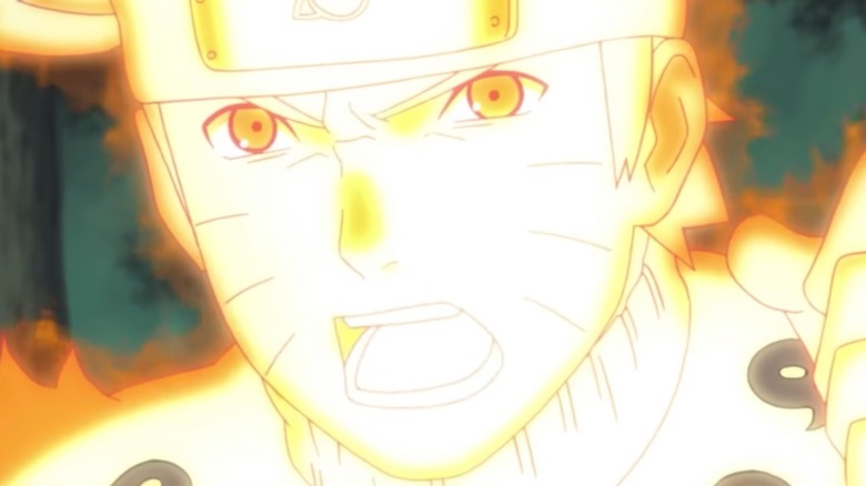 Naruto nine tails chakra