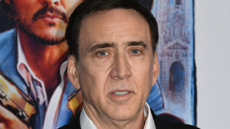 Nicolas Cage at a premiere