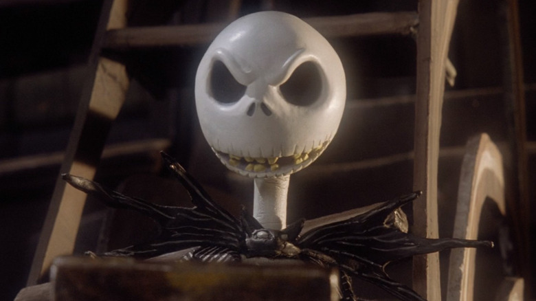 Jack Skellington frowning