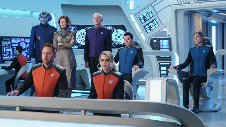 The crew of The Orville