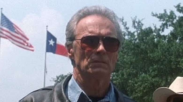 Eastwood wearing shades