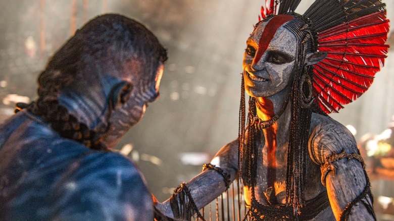 Quaritch makes a deal with Varang in "Avatar: Fire and Ash" (2025)