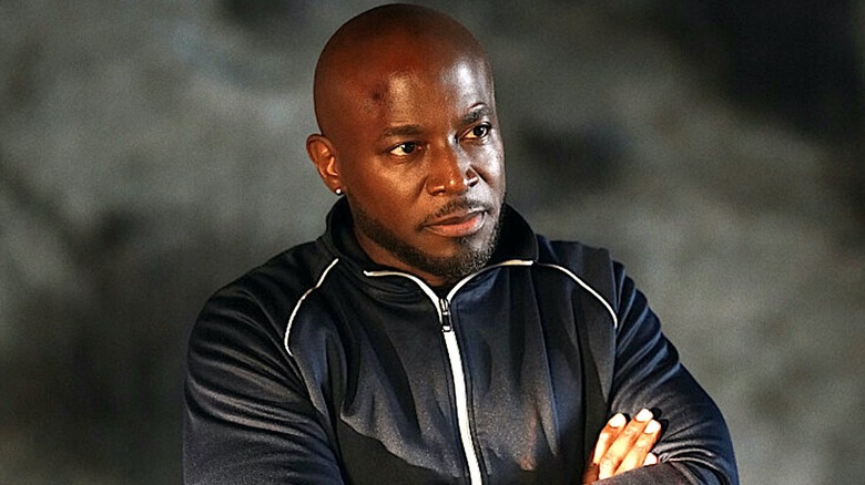 Taye Diggs looking serious