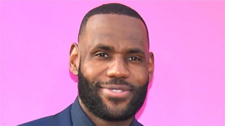 LeBron James smiling