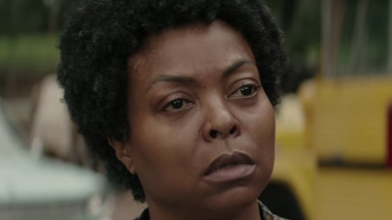 Taraji P. Henson scowling