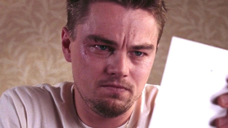 Leonardo DiCaprio acting in The Departed