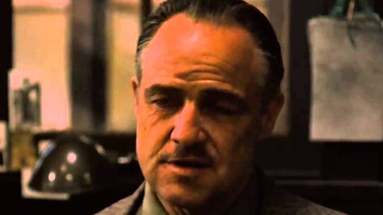 Don Vito Corleone talking