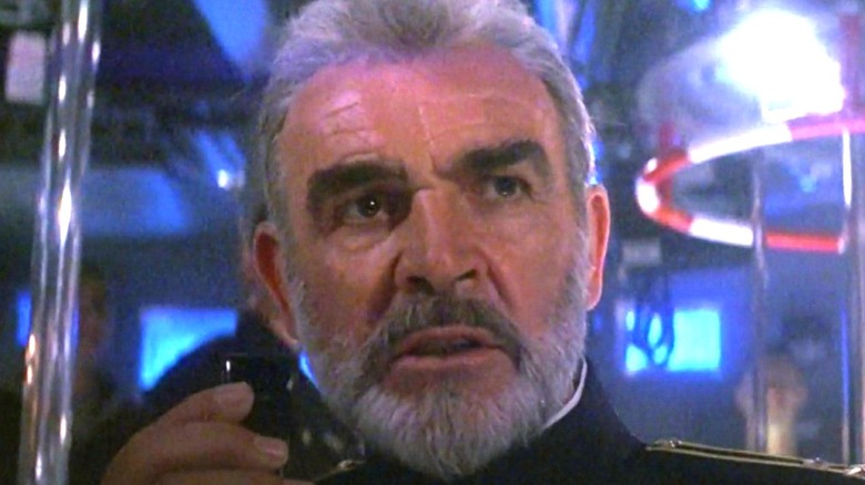 Sean Connery speaking as Marko Ramius