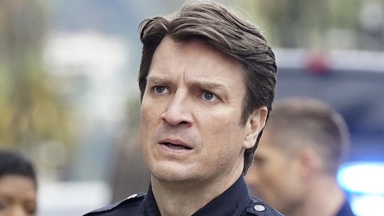 Nathan Fillion looking concerned