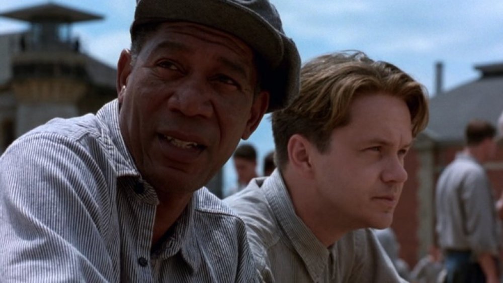 Morgan Freeman and Tim Robbins in The Shawshank Redemption