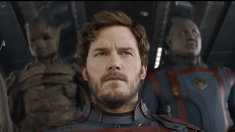  Groot, Peter Quill, and Drax in Guardians of the Galaxy Vol.3 Trailer