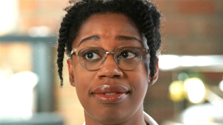 NCIS Diona Reasonover wears glasses