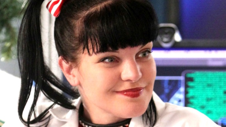 Abby smiling in NCIS