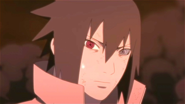 Sasuke Uchiha mismatched eyes