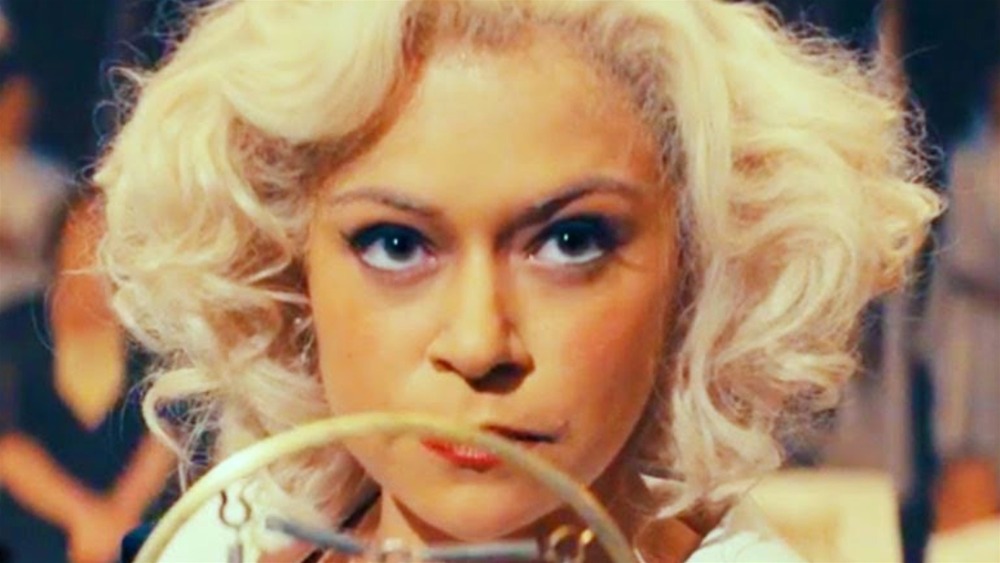 Tatiana Maslany as Sister Alice in HBO series Perry Mason