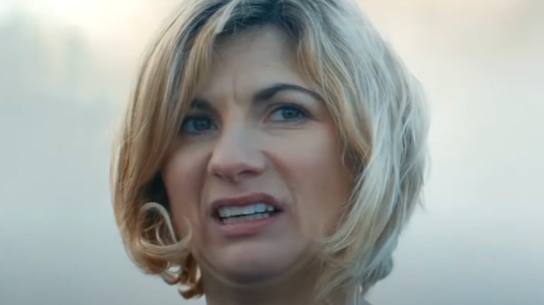 Thirteenth Doctor looking disgusted