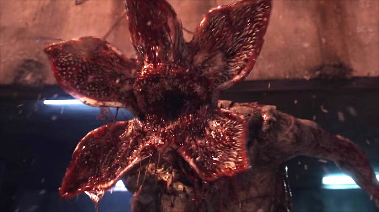 The Demogorgon in action in "Stranger Things"