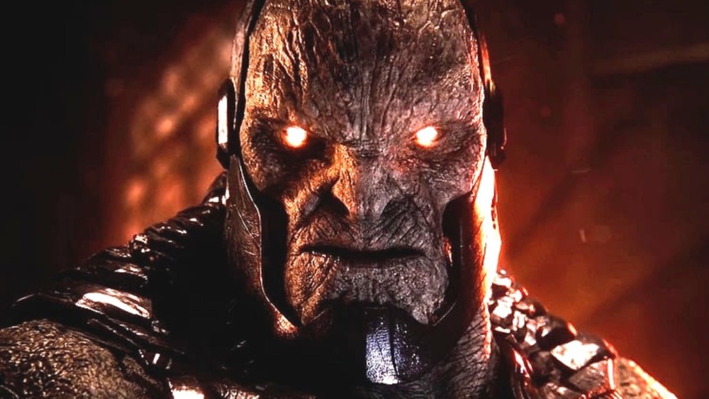 Darkseid glowing red eyes