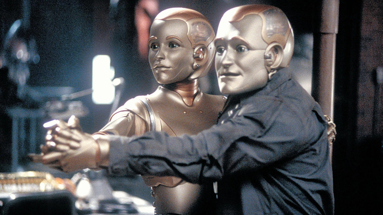 Andrew and another robot dancing in Bicentennial Man (1999)