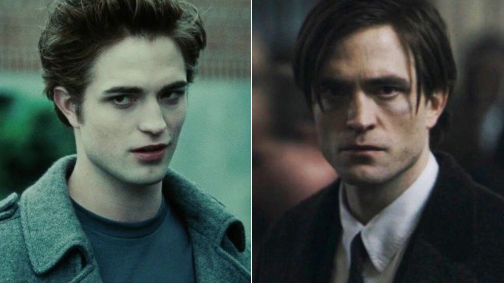 Robert Pattinson as Edward Cullen and Bruce Wayne