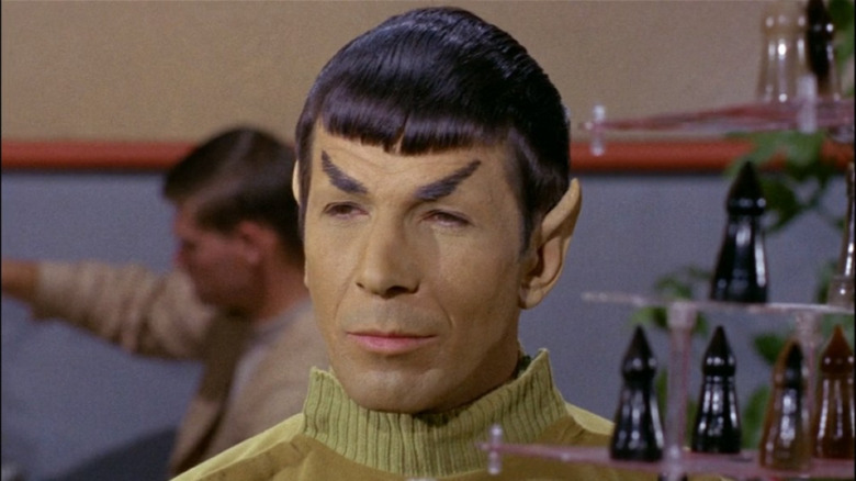 Mr. Spock staring forward