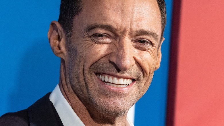 Hugh Jackman smiling