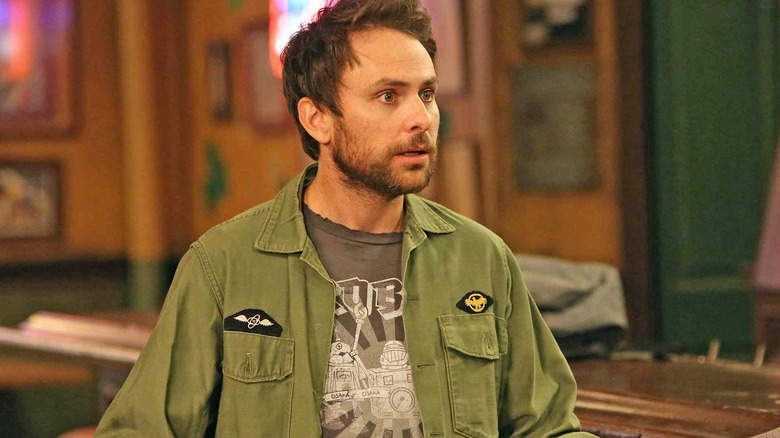 Charlie standing in the bar in "It's Always Sunny in Philadelphia"