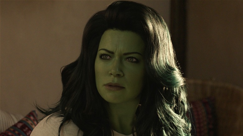 She-Hulk looking angry on She-Hulk: Attorney at Law