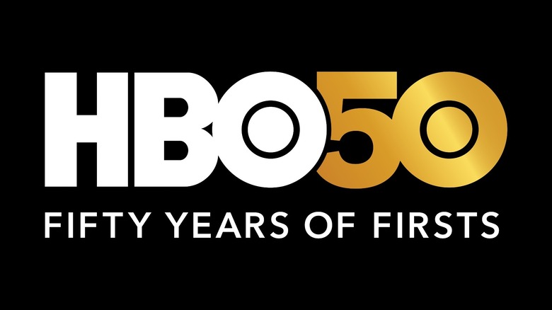 HBO 50 Years of Firsts logo