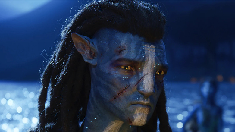 Sam Worthington as avatar Jake Sully