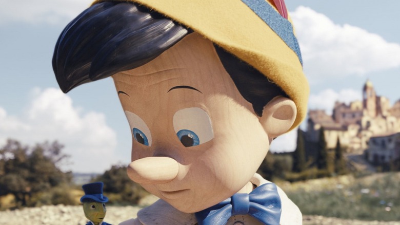 Pinocchio in the live-action adaptation of Pinocchio
