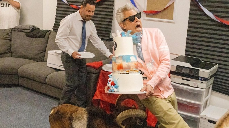 Johnny Knoxville attacked while delivering a cake in Jackass: Best & Last (2026)