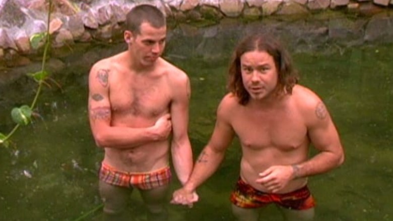 Steve-O and Chris Pontius in a scene from "Wildboyz"