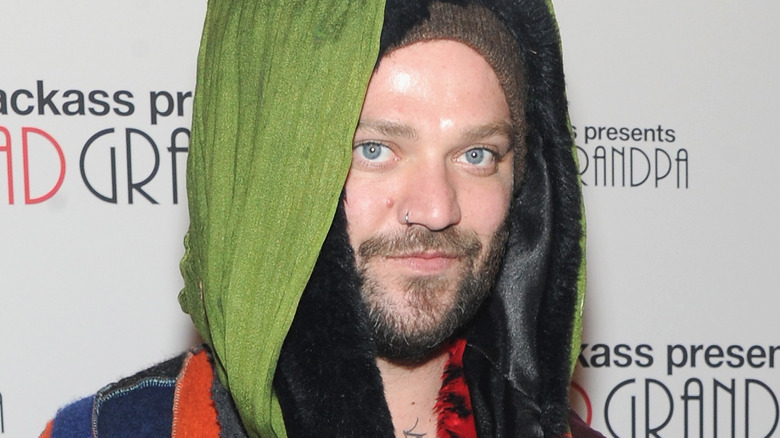 Bam Margera smirking