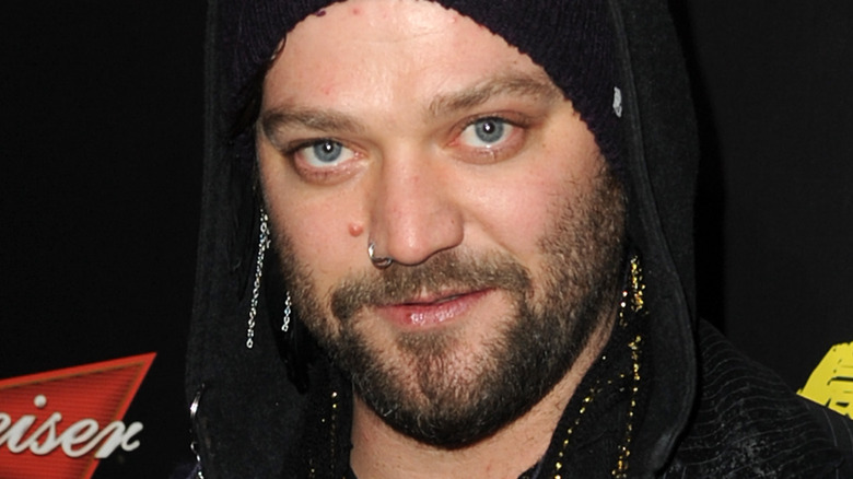 Bam Margera smirking