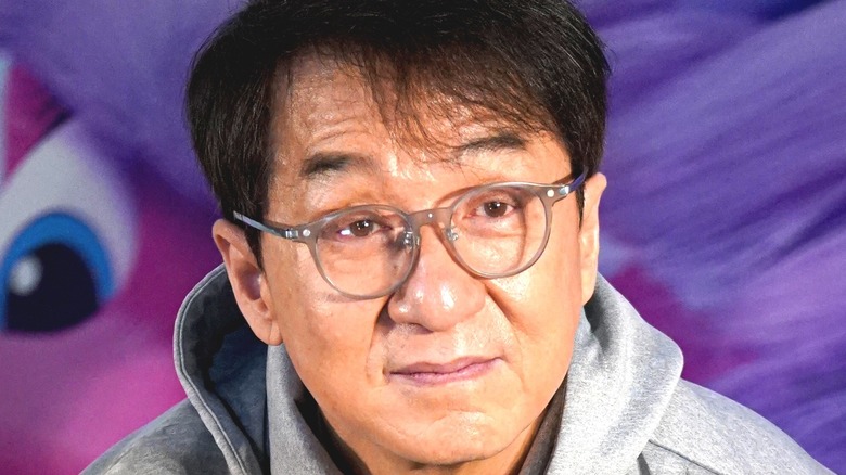 Jackie Chan in closeup 
