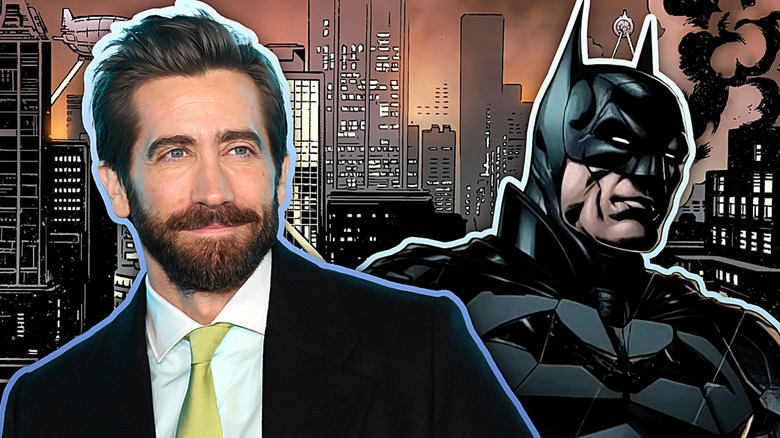 Jake Gyllenhaal and Batman composite