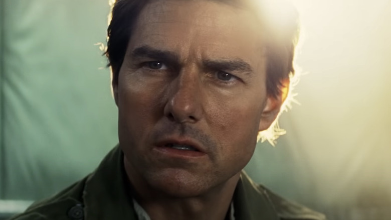 Tom Cruise looking intense