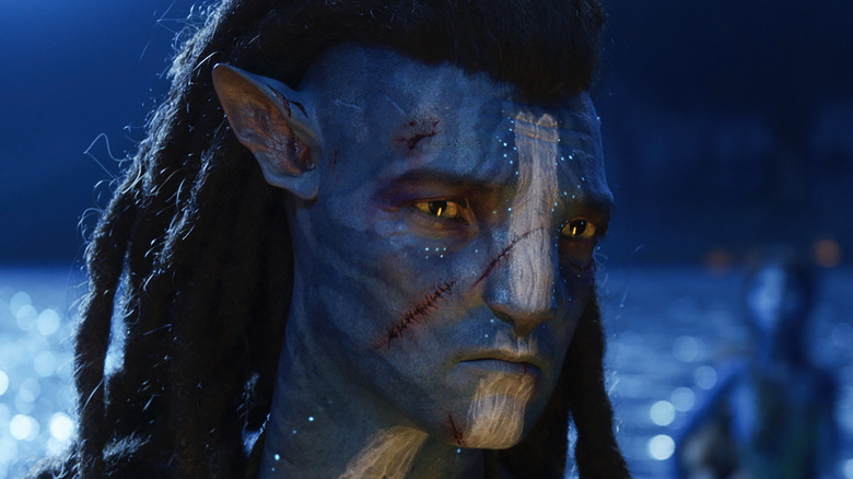 Sam Worthington as avatar Jake Sully