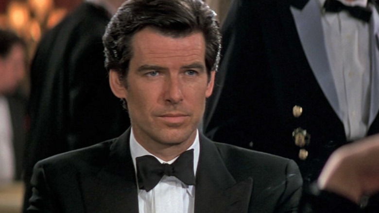 James Bond wearing a tuxedo in "GoldenEye" (1995)