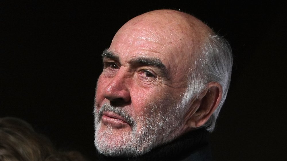 Sir Sean Connery and Lady Connery attend the "Dressed To Kilt" charity fashion show on March 30, 2009