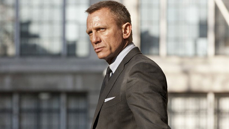 James Bond in gray suit